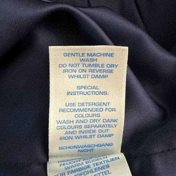 Boden Navy Blue Quarter Sleeve Fit and Flare Dress - Women’s US 10 - Picture 8 of 8